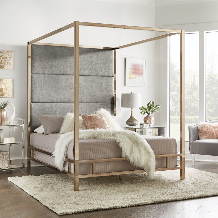 Mercury Row® Moyers Low Profile Canopy Bed & Reviews Wayfair.ca